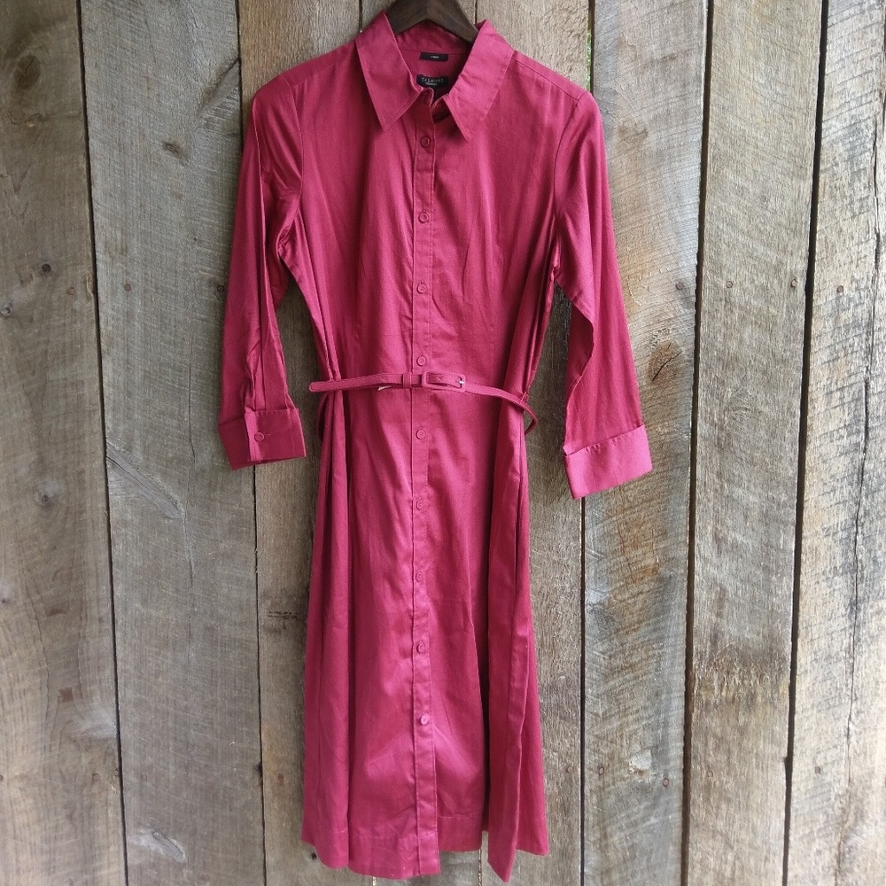Talbots Stretch Shirtdress 10